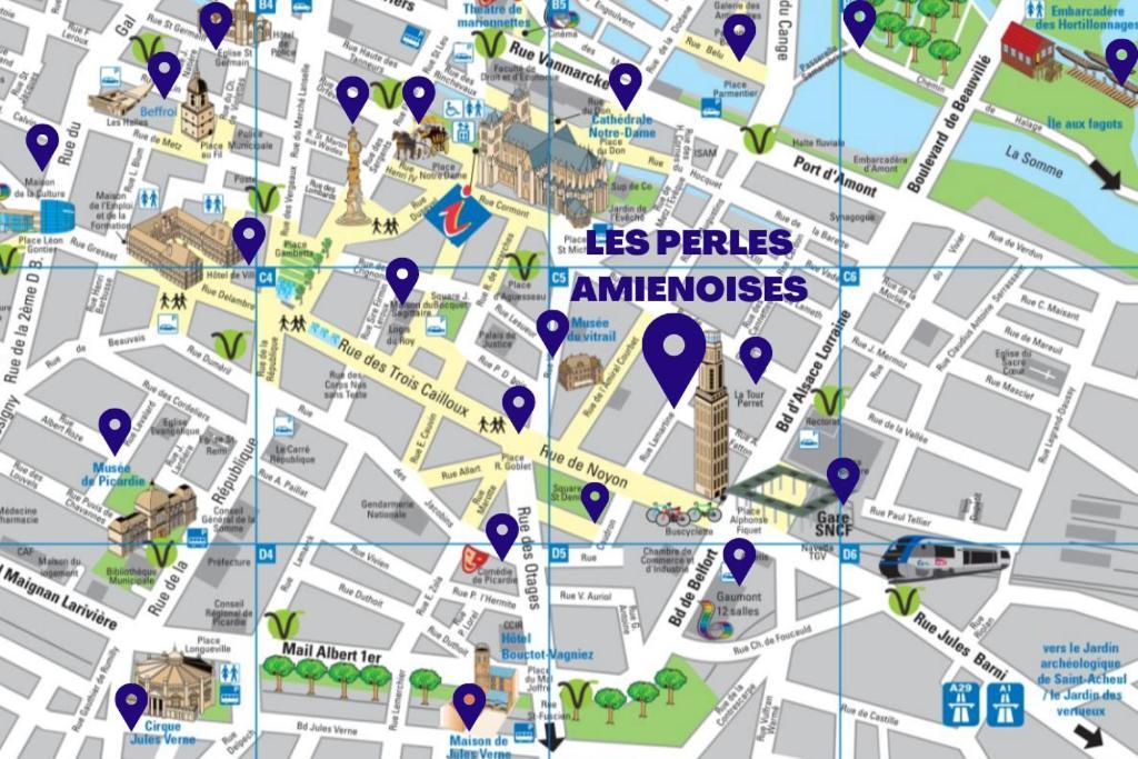 Apartamento Les Perles Amiénoises ☆ White Pearl ☆ Hyper Centre ☆ Amiens Exterior foto